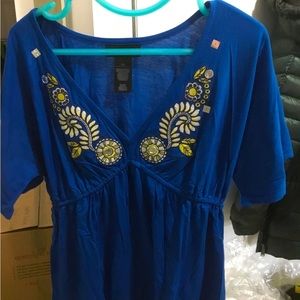 INC INTERNATIONAL CONCEPTS BLUE SIZE L